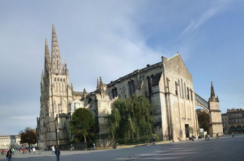 The Saint André Cathedrale in Bordeaux