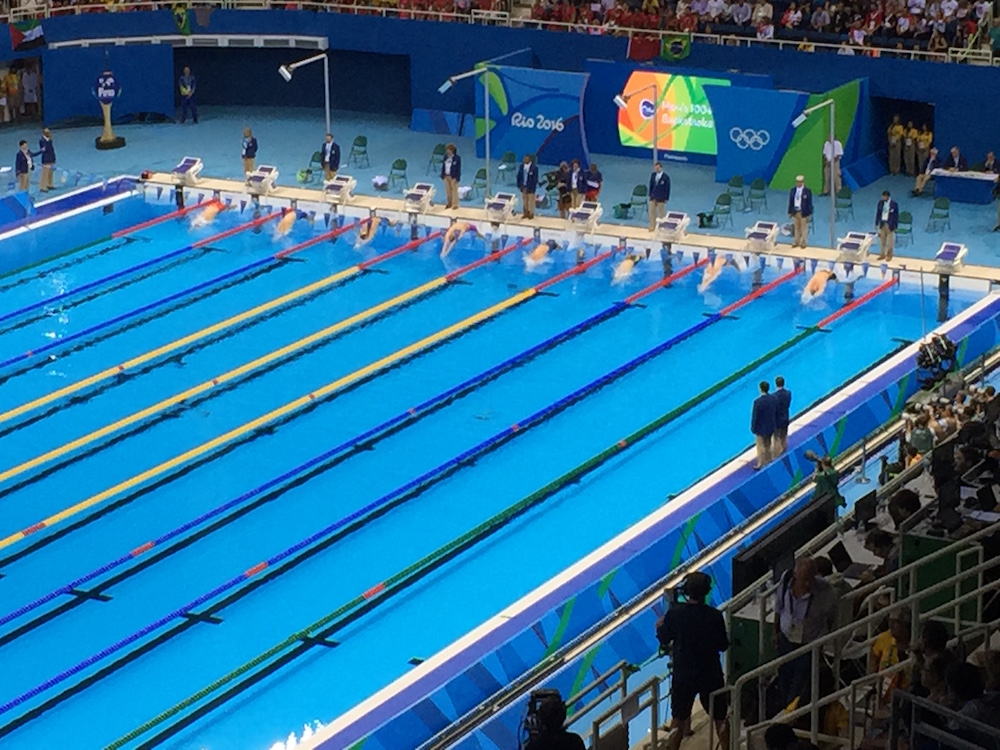 Lisa Green Olympics Rio swimming home exchange