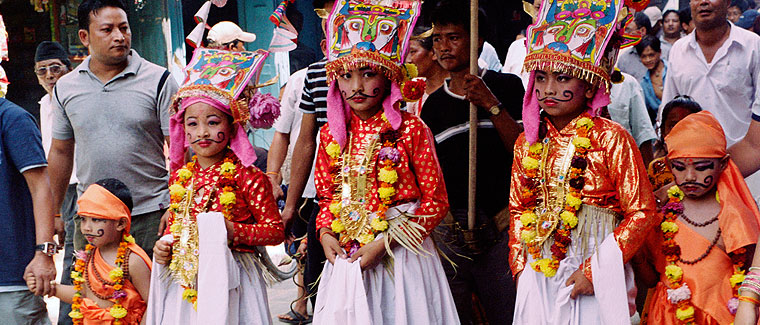 Gai Jatra celebration in Nepal - Travel with HomeExchange