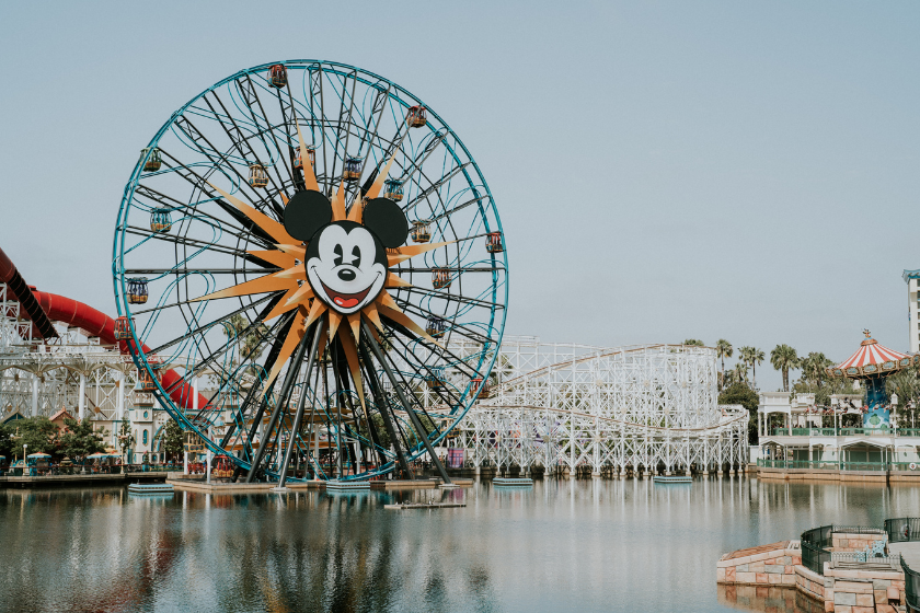 most visited tourist attraction world dinsey california adventure
