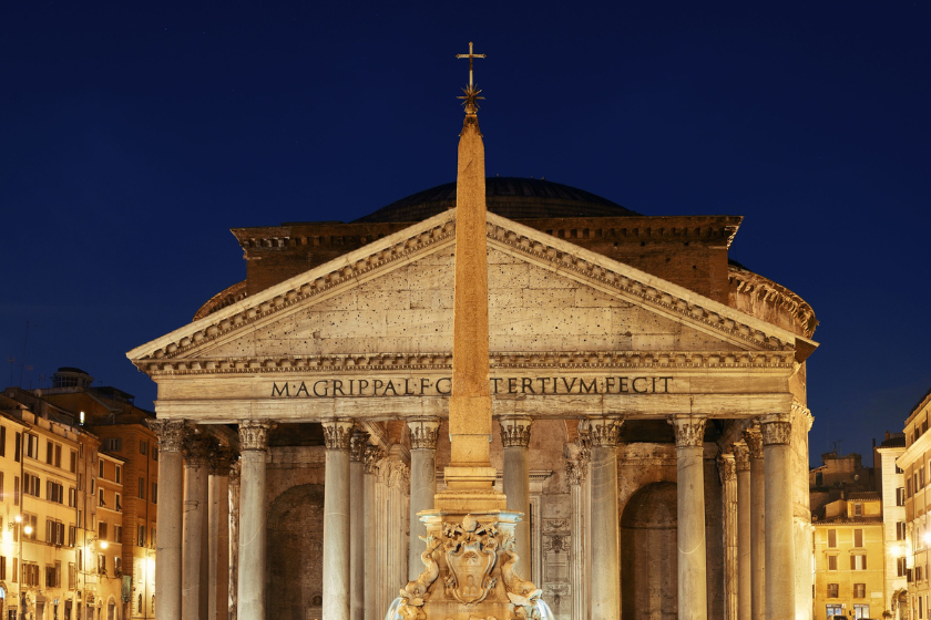 christmas rome pantheon