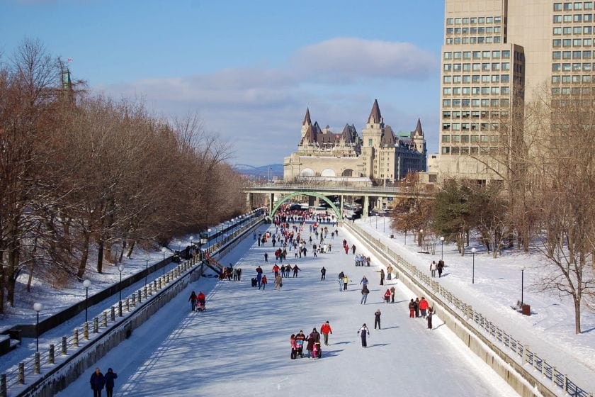 Skating on the Rideau Canal is one of the 2024 school break activities not to be missed