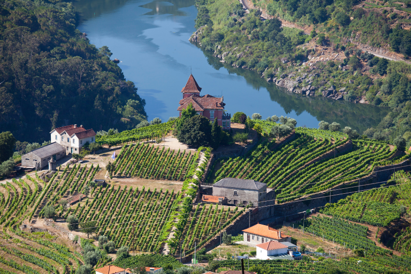 European countryside vacation in the Douro Valley in Portugal