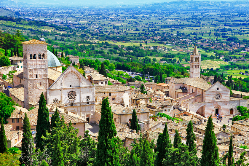European countryside vacation in Umbria