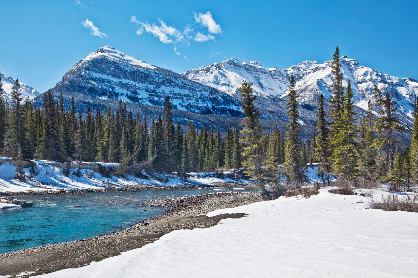 best places to visit january alberta