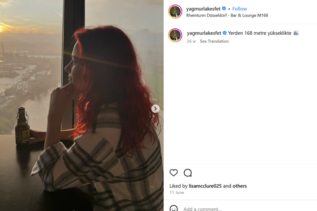 HomeExchange influencer @yagmurlakesfet in Dusseldorf. 