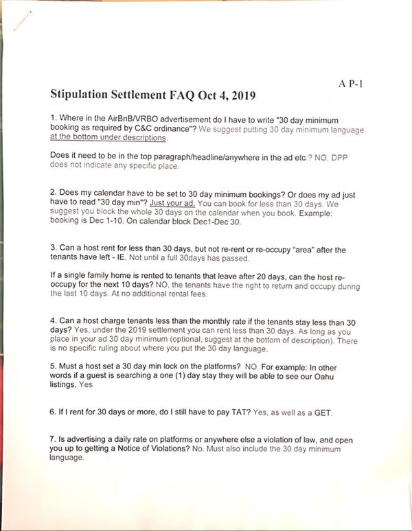 Information on ShortTerm Rental Laws in Hawaii