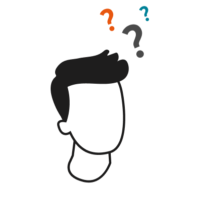 Man wondering HomeExchangeillustration