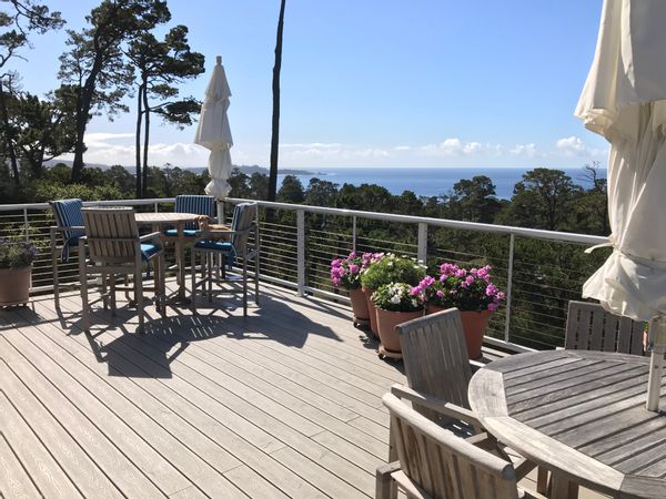 Carmel home ten blocks to the beach with ocean views from every room.