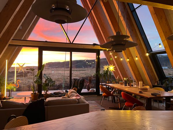 Kambey amazing A-frame close to Hveragerði ❤️