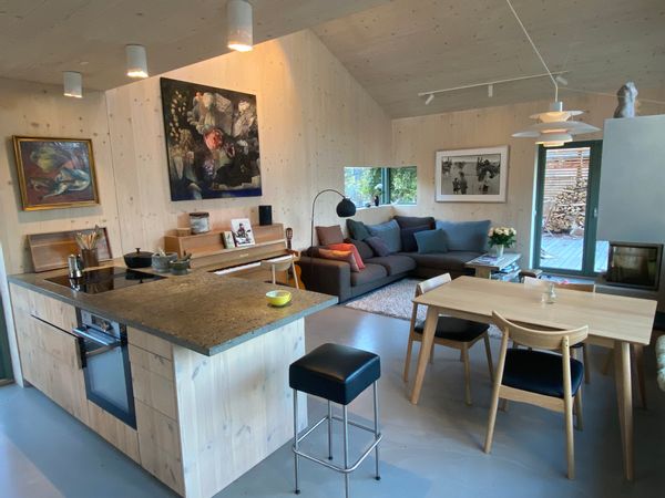 Atrium house in the countryside near Oslo.