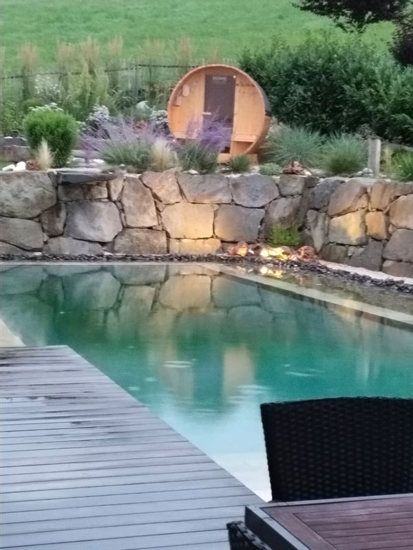 Modern house in the Alpine Foreland of central Austria