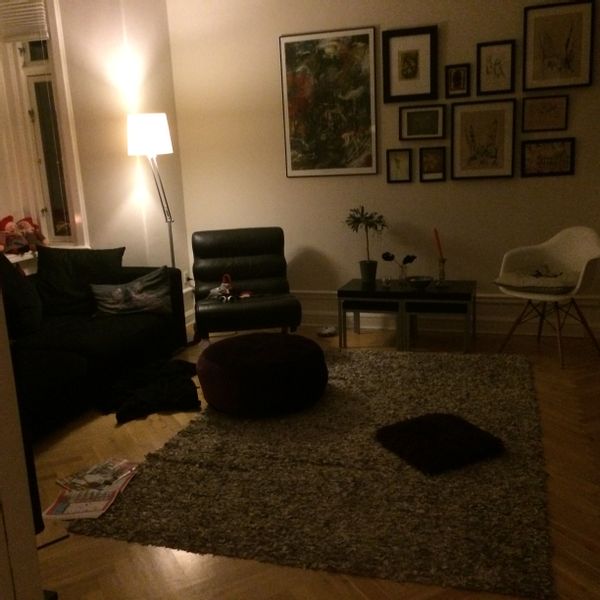 5 bedroom flat with balcony.  15 min. walk to Copenhagen center.  