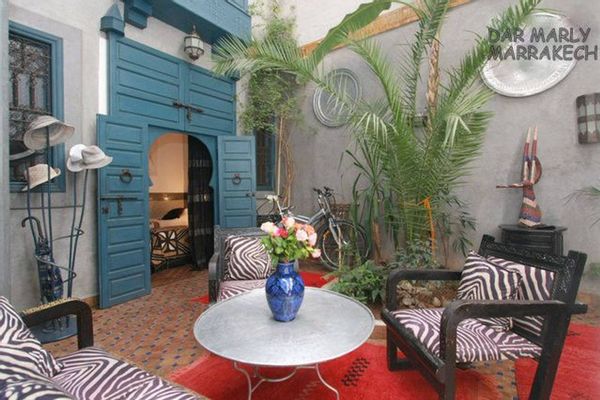 MARRAKECH MEDINA ,RIAD DAR  MARLY