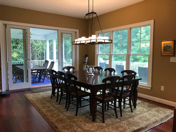 6BD waterfront home on Lake Anna with 9 acres of land and beautiful sunsets