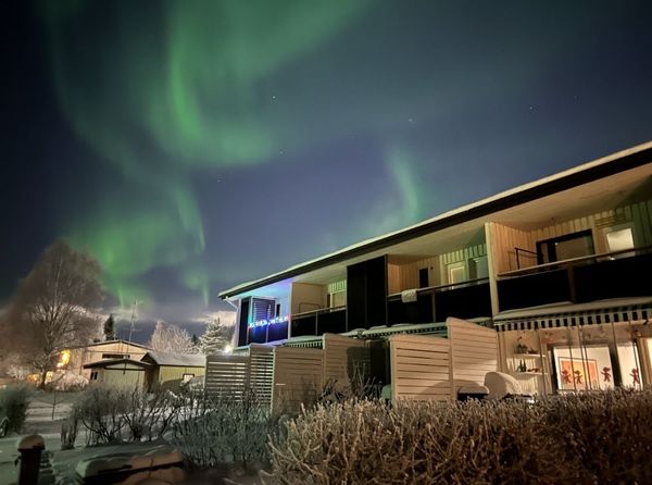 Riverside apartment on the Arctic Circle