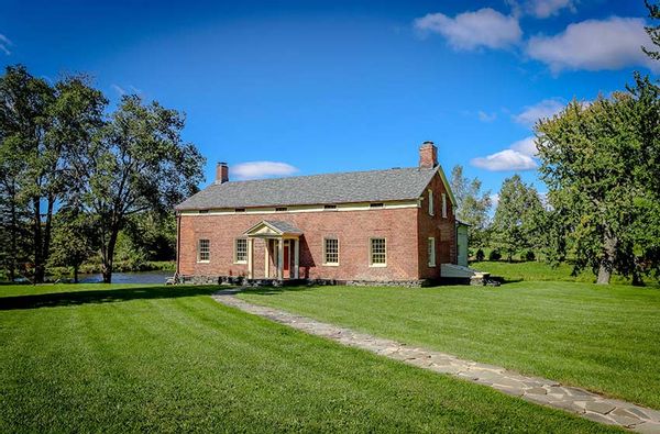 Historic Hudson Valley Farmhouse with Pond on 168 acres