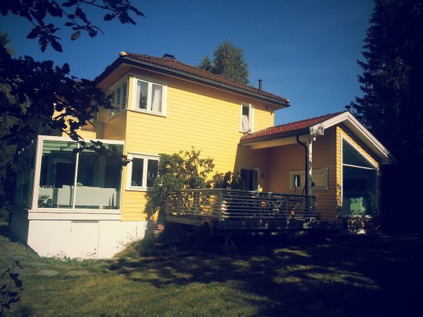 Hus med hage i Lillehammer sentrum