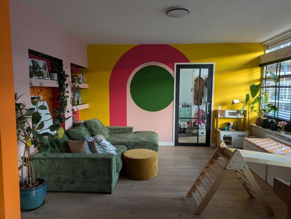 Bright, colorful, modern and cozy house