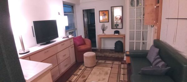 Bright and cozy studio in a full service building in the heart of Times Square.