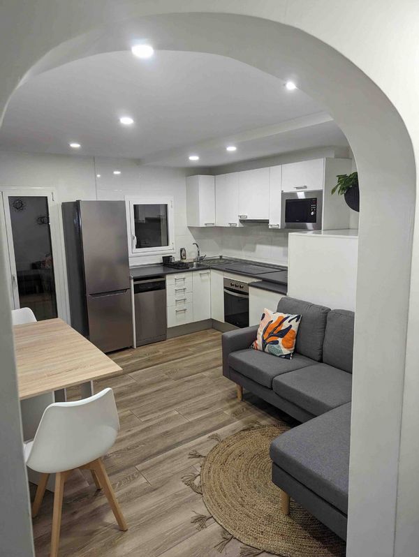 Modern apartment with ocean views