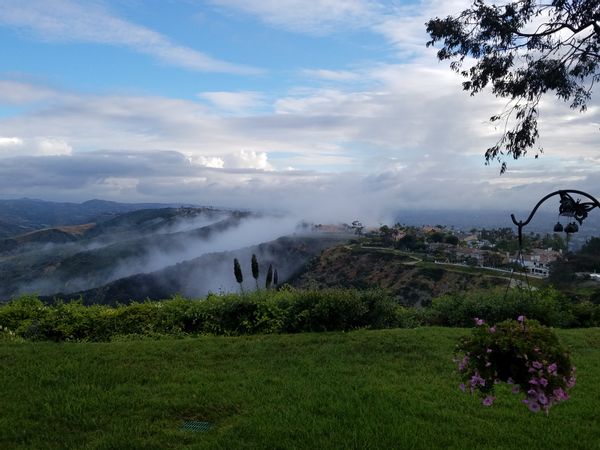 Condo with view over deep canyon and mountains