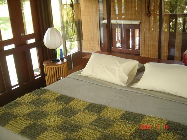 Three bedroom Balinese style villa with pool on golf course