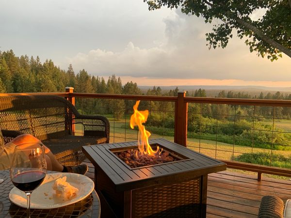 huis van KlündtHaus in Green Bluff