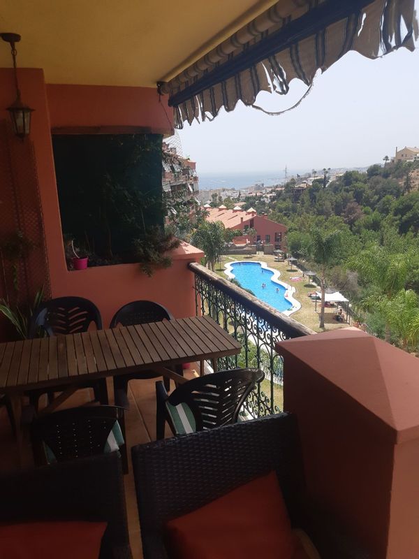 Sunny place at Costa del Sol