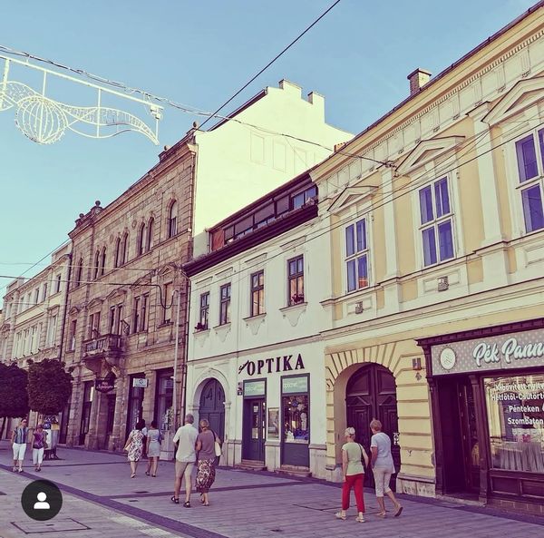 Dávid's house in Miskolc city centre, Hungary