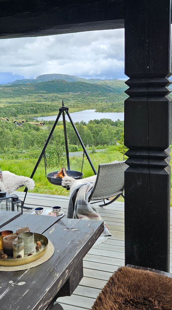 Great mountain cabin with a view