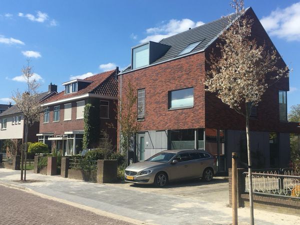 Modern house in monumental district