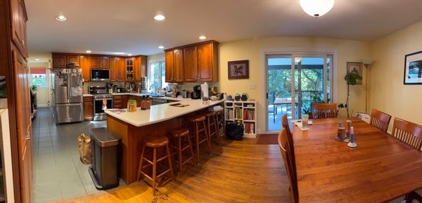 Martha's 2 private rooms, with own bathroom.  Shared entrance, kitchen and living space.