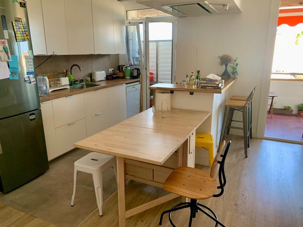 Nice appartment in a town on the coast, 25 km north from Barcelona