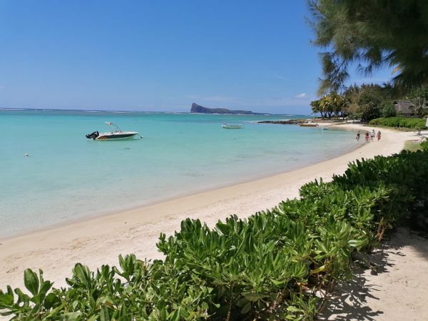 Beachfront Villa with Private Beach and views of ocean and Coin de Mire island  — Northern Mauritius
