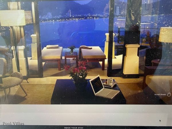 Pool Villa in luxury resort on hillside with stunning sea views