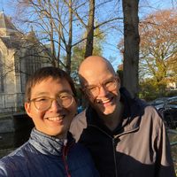 Riverside house with a castle view