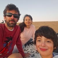 Miguel, Romina y Valentinos hus