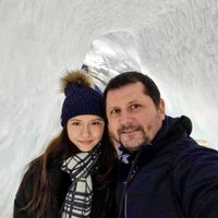 Denys's house in Taipei sitting on hill and view Danshui river.