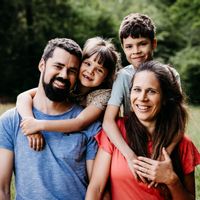 Modern family-house with garden and mountain-views