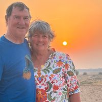 Heather and Jeff's house is two storey, 2 bedroom,2 bathroom modern waterside home..