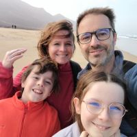 Nadège, Nicolas, Manon et Antons hus